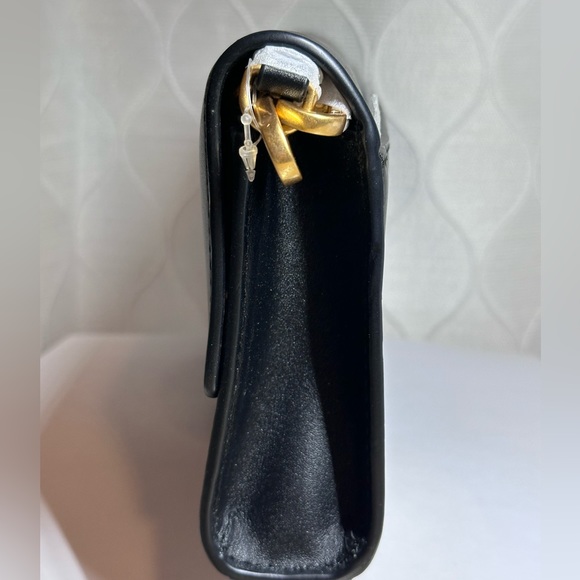 New Tory Burch Juliette Clutch Black Meridian . - Picture 6 of 8